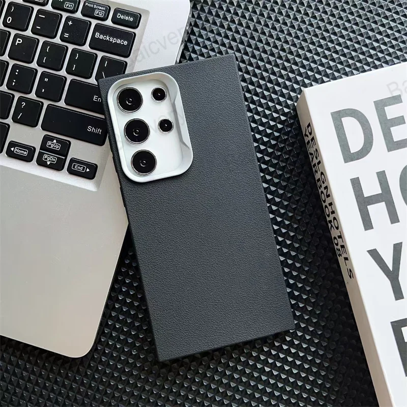 Для Itel S25 ультра ударопрочный роскошный кожаный мягкий защитный чехол из искусственной кожи на заднюю панель с защитой от царапин чехол для телефона