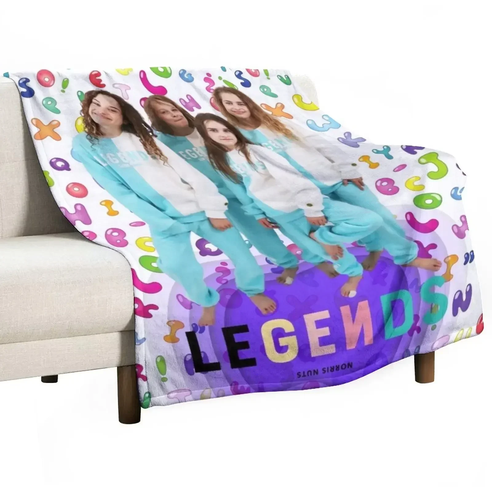 Norris Nuts kids phone Throw Blanket Luxury Designer Tourist warm winter Decoratives halloween Thins Blankets