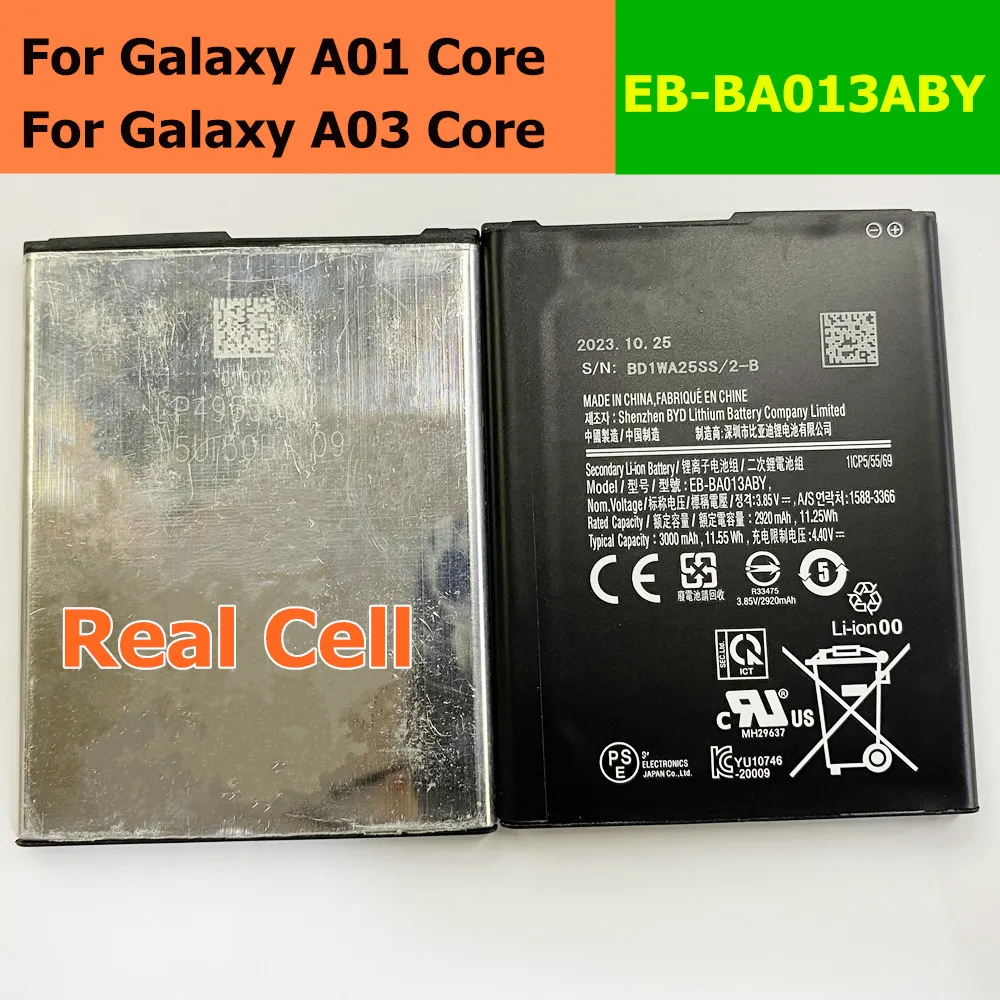 Replacement Battery EB-BA013ABY For Samsung Galaxy A01 Core A03 A03 Core A013F A013G A013M Phone Batteries 3000mAh