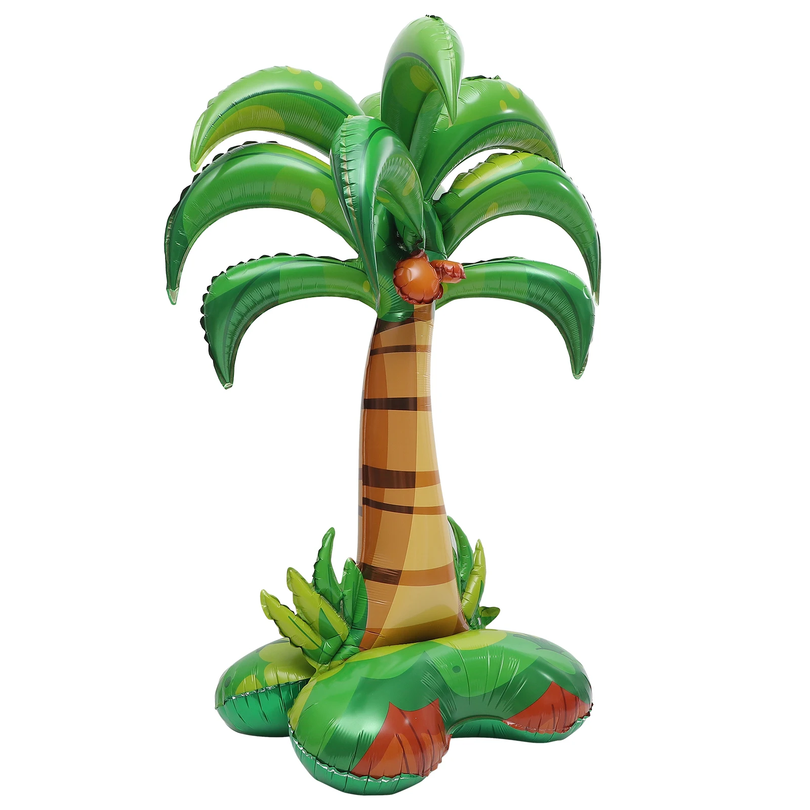 

Three-dimensional Coconut Tree Balloon Palm Leaf Cartoon Luau Party Inflatable Decor Foil Girl Tropical Balloons Beach for