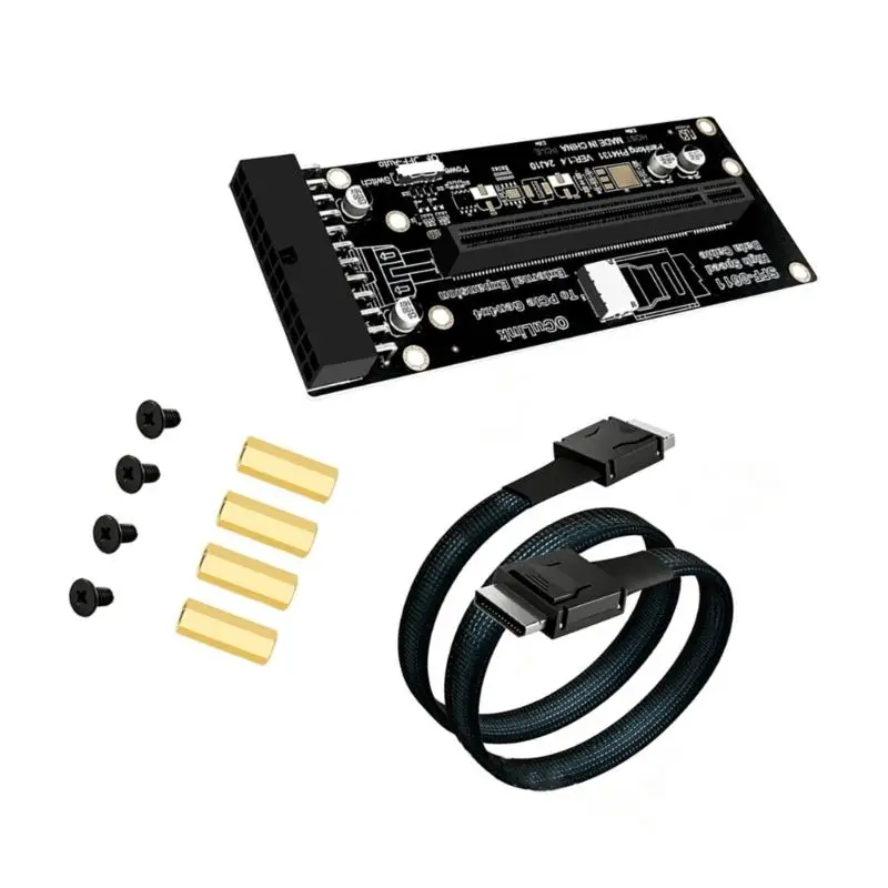 652F Oculink PCIE4.0 X16 Graphics Card Extension Adapter for GPU PCIe3.0 SFF-8611