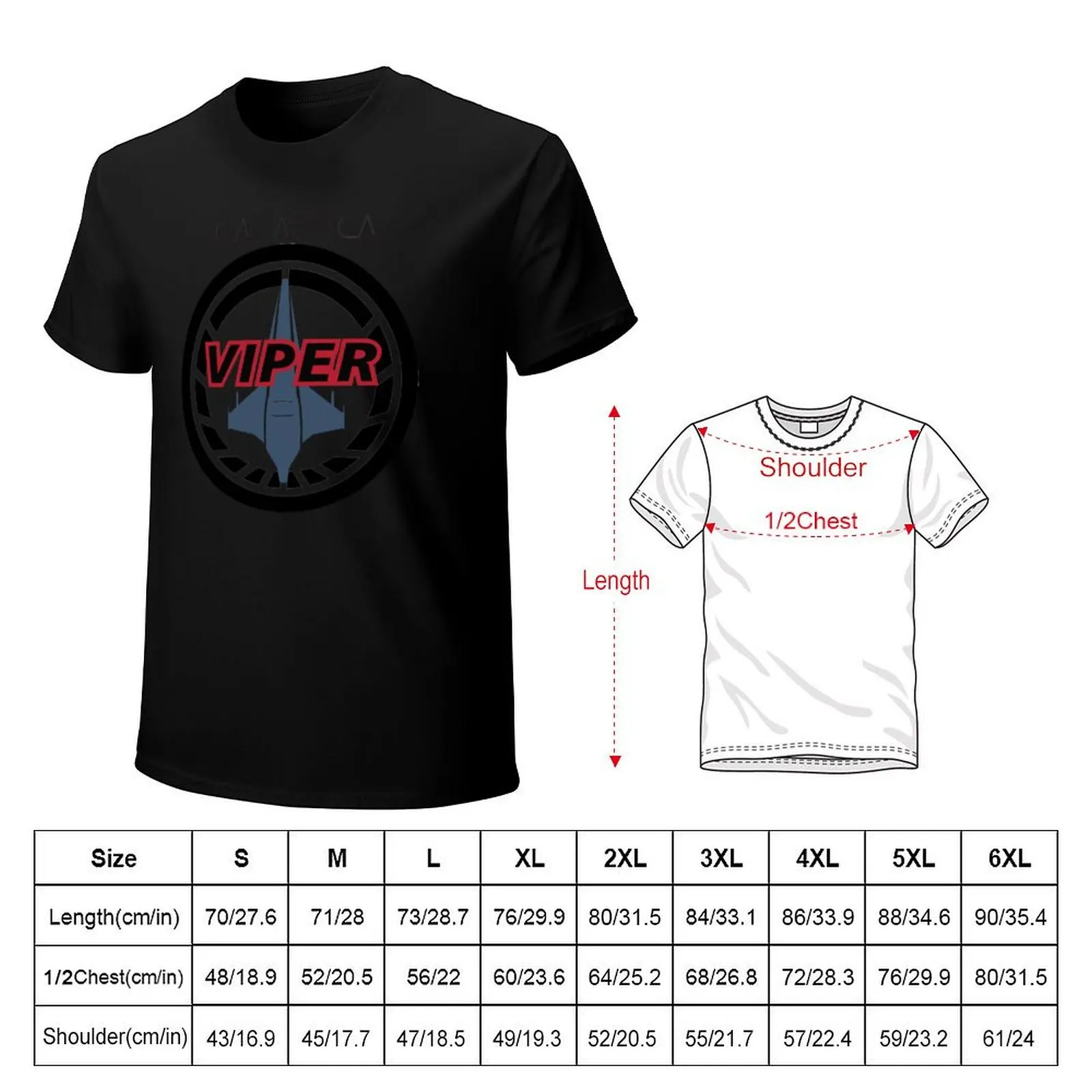 Viper Pilot Logo T-Shirt Functional Casual Short Sleeve Tee