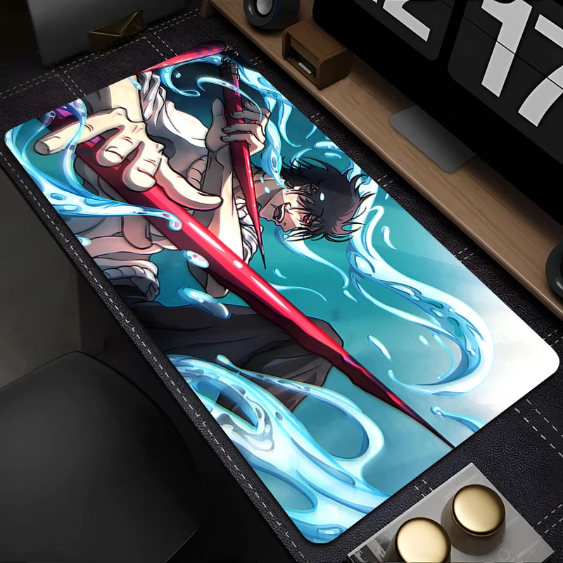 Mouse Pad Japan Anime HD Print Mousepad Laptop J-jujutsu Kaisen Gaming Keyboard Pad Toji Fushiguro Black And White Cool Desk Mat