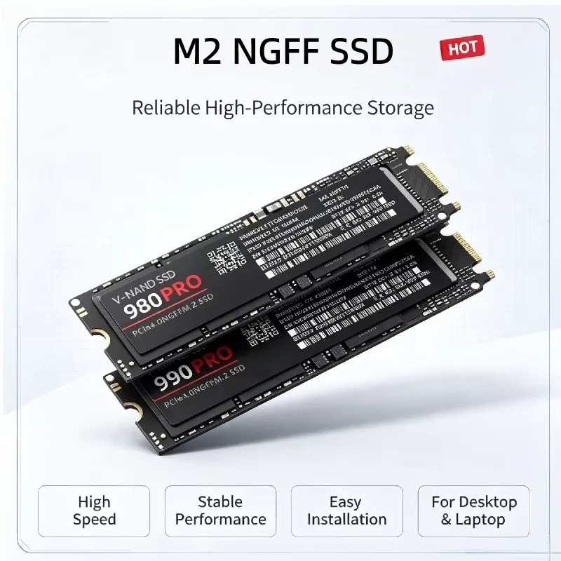 2026 High-Speed M2 NGFF SSD 500GB 1TB 2TB 4TB Internal Solid State Drive M.2 Internal Hard Disk  For Laptop Desktop Gaming PC