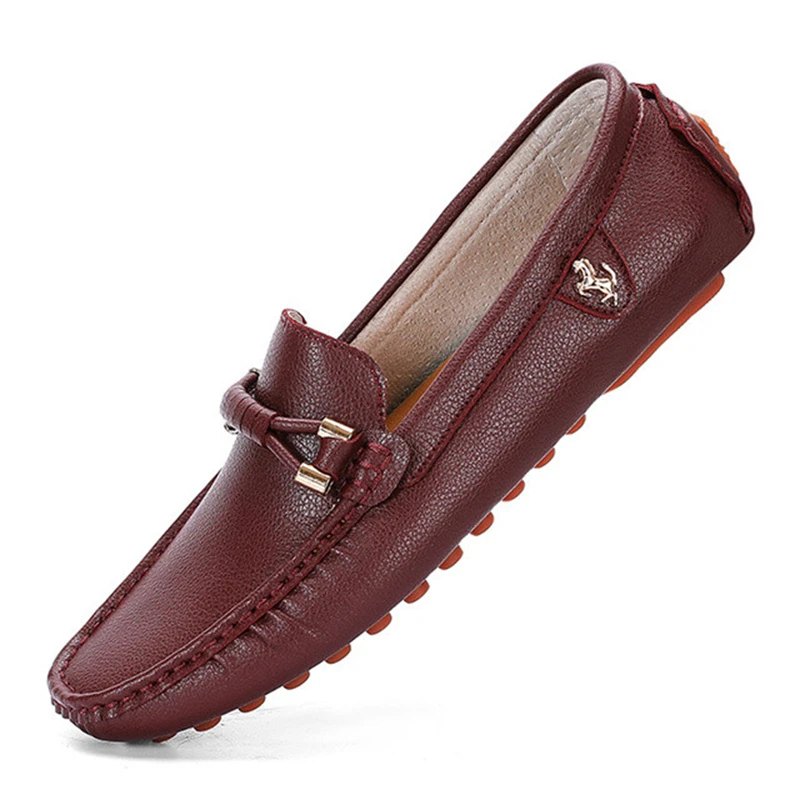 Genuine Leather Mens Loafers Shoes Handmade Moccasins Driving Shoes For Men Slip On Luxury Designer Casual Mocasines Hombre