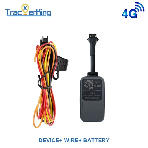 TrackerKing EC33Pura 4G GPS Dispositivo de seguimiento de coche/Motor/bicicleta Rastreador J16 de alta antiinterferencias