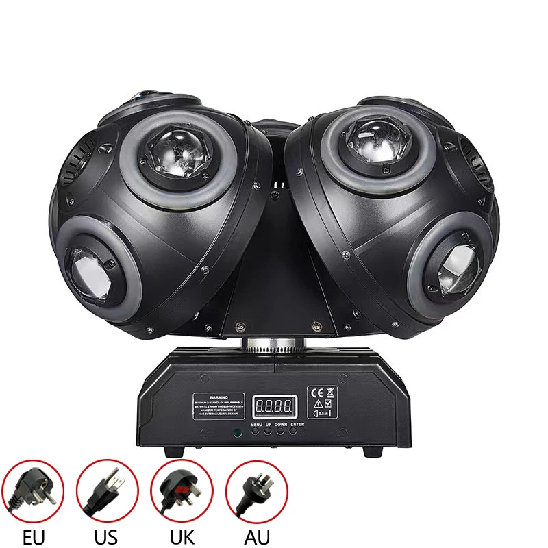 Professional 180W Moving Head Beam Laser Light DMX512 RGBW LED Stage Effect Light Sound Activated for Wedding Live Show Concert