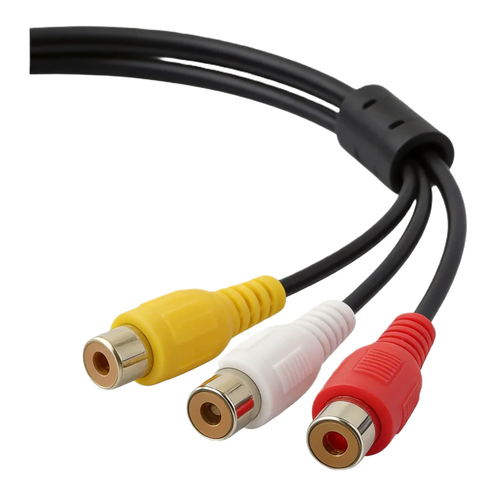 6 Pin Connector VTR Cable Waterproof Design Wear-resistant Material Black Finish VTR Cable Connector For Car Cable