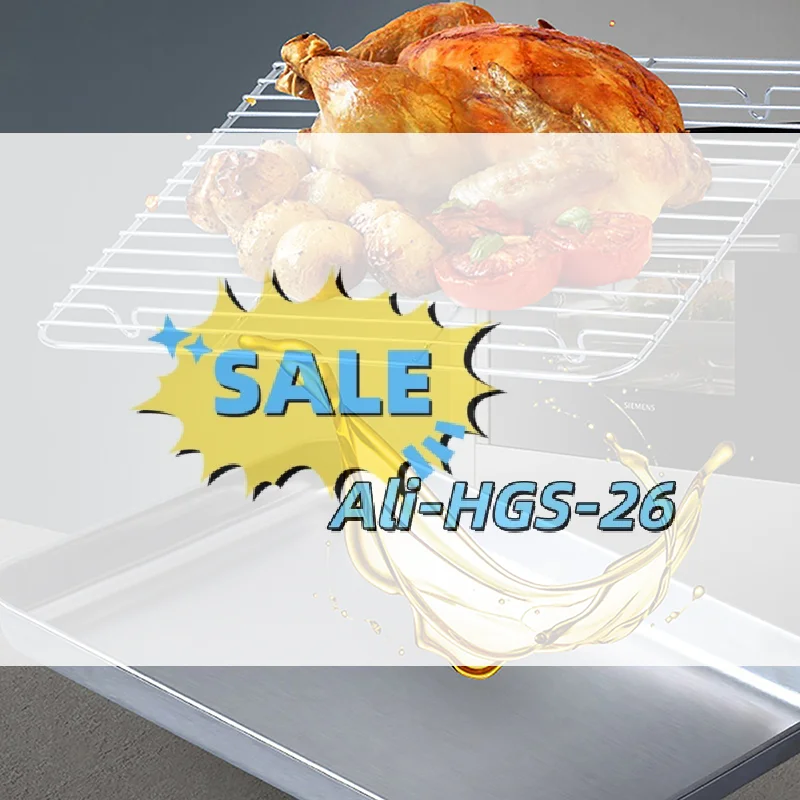 

2-in-1 Baking Sheet with Cooling Rack - Stainless Steel Pan & Removable Rack for Oven Cooking, Grilling & Cake Baking