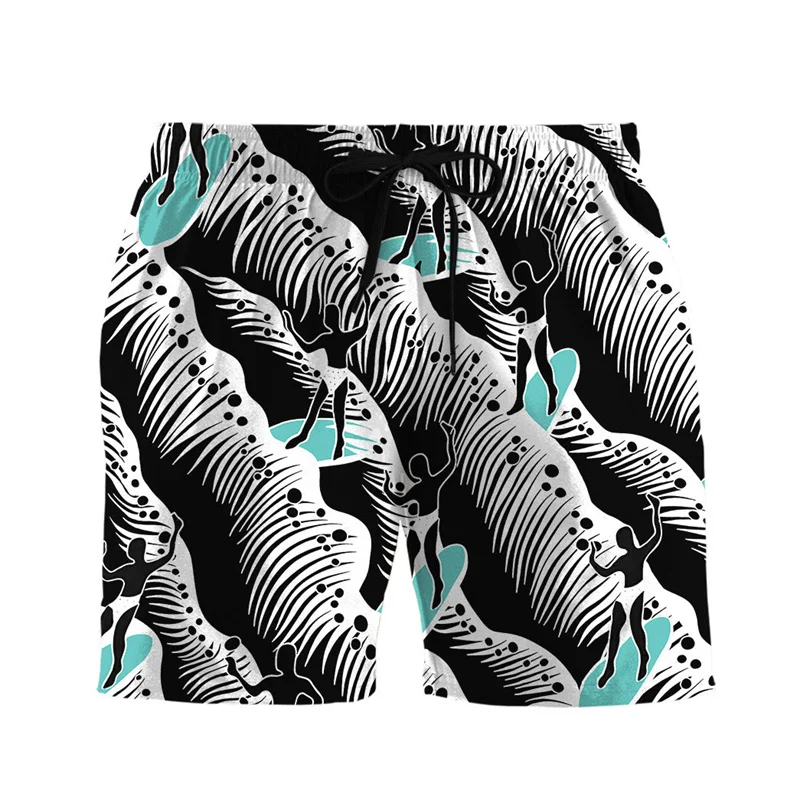 

Palm Tree Tropical Mushroom 3d Print Men Beach Shorts Hawaiian Summer Swim Trunks Sports Gym Short Pants Surfing Board Shorts