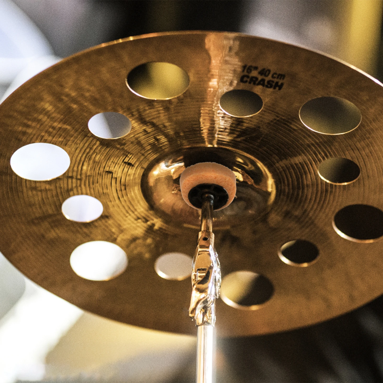 ملحقات الوسادة الملونة ورأى حلقة منصات واقية طقم طبل وسادة وسادة دائم الصنج الملحقات الصنج الدائري #6