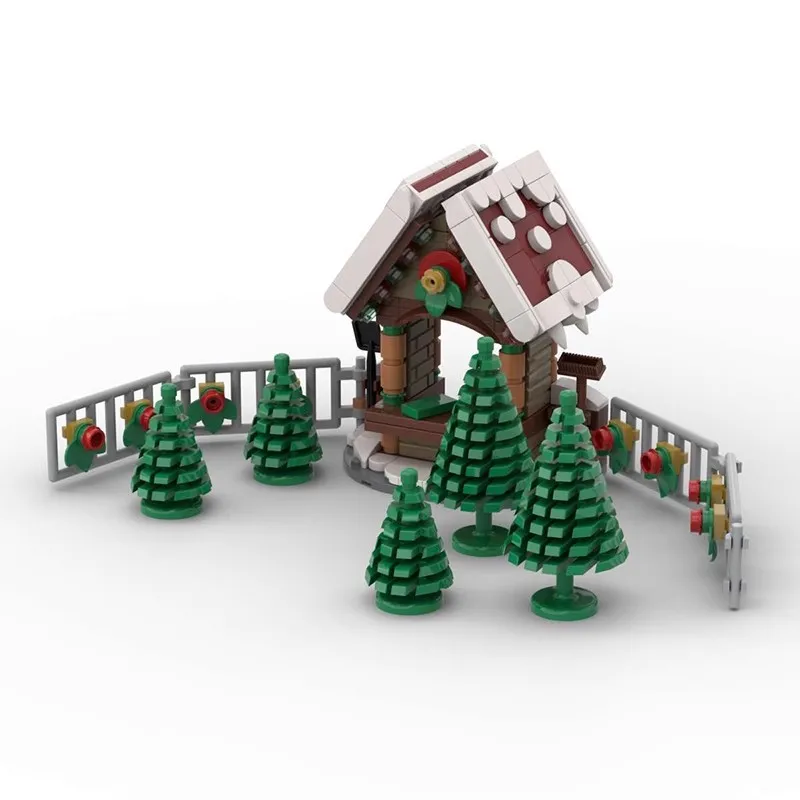 MOC Baustein 130588 Weihnachtsbaum Set Winterspielzeug Kinder lieben Sammeln Ziegel Geschenke Eltern-Kind-Spielzeugmodell