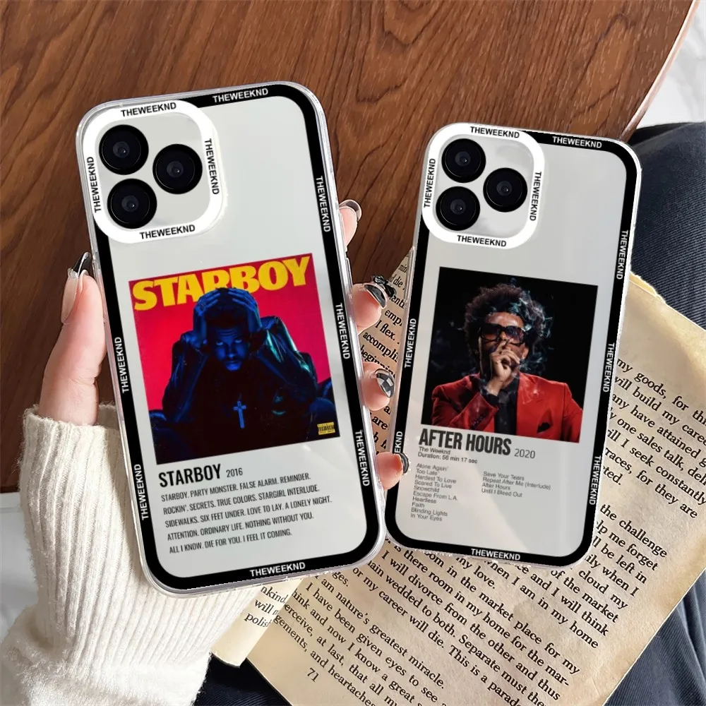 The W-Weeknd Album Phone Case For iPhone 11 12 Mini 13 14 Pro Max Transparent Shell