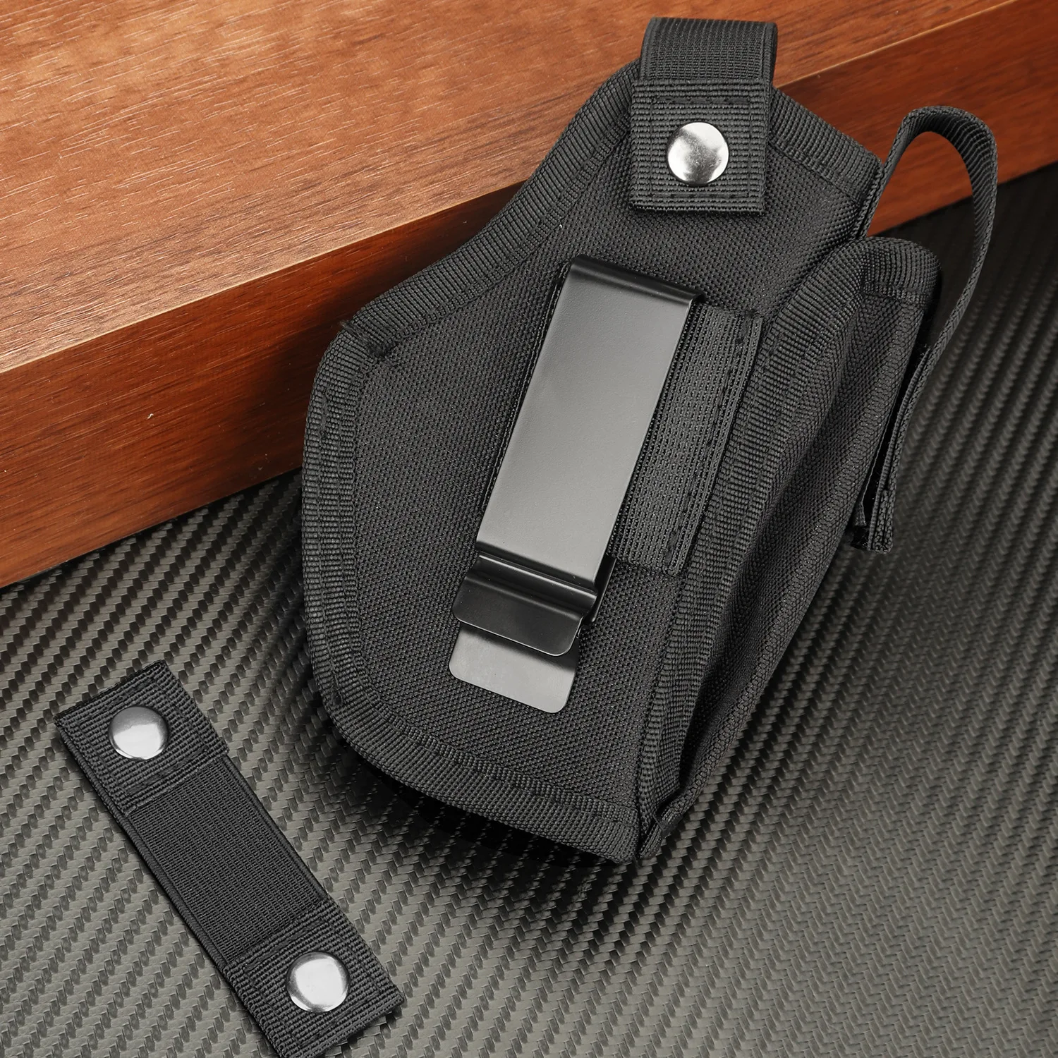 ‌Nylon Tactical Gun Holster Universal Fit Durable Quick-Draw Concealed Carry Pistol Holster for Outdoor Training