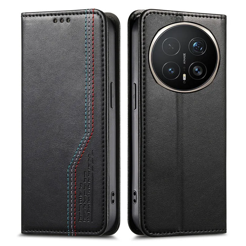 

Flip suture leather card Slot Wallet Cover For Honor Magic8 Magic7 Magic6 Magic5 Magic4 Pro Lite wristband shockproof phone Case