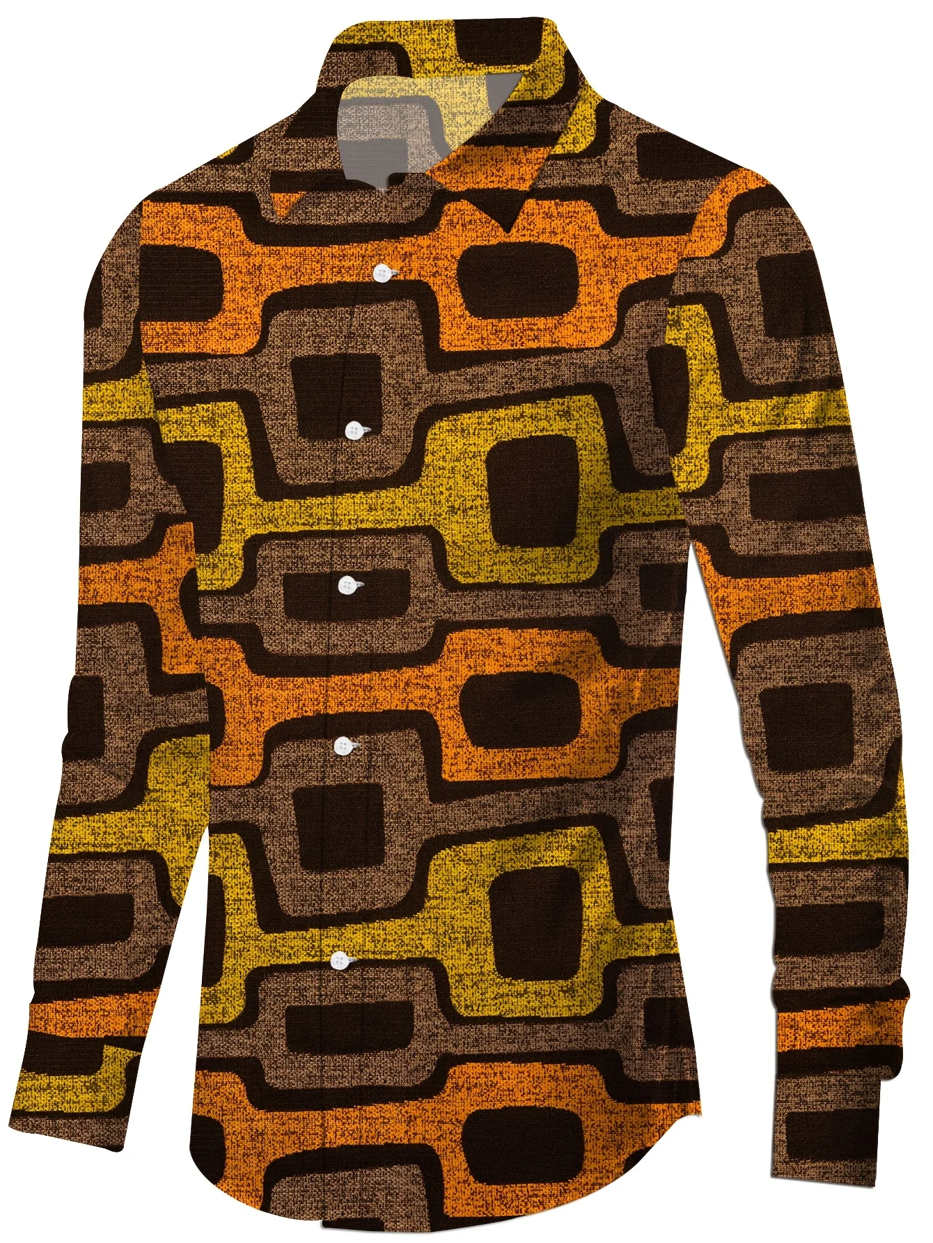  Spring/Summer Men's Fashion Casual Long Sleeve Shirt Comfortable New Style 2025