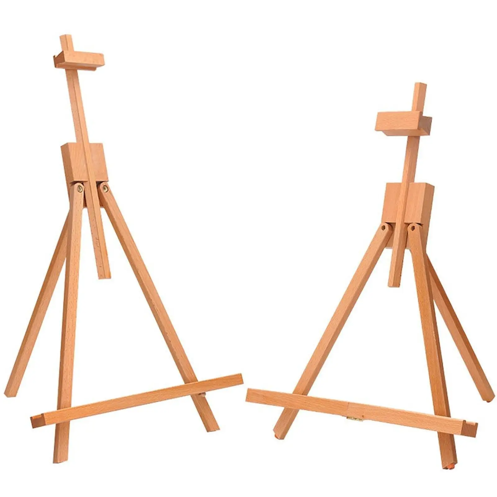 Tabletop painting easel, sturdy frame, adjustable height, wooden, foldable,