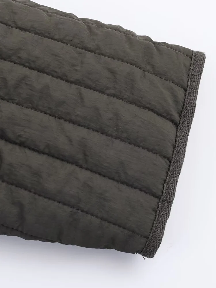 Cappotto giacca imbottita con sciarpa staccabile e colletto rialzato da donna nuovi arrivi autunnali in stile europeo e americano