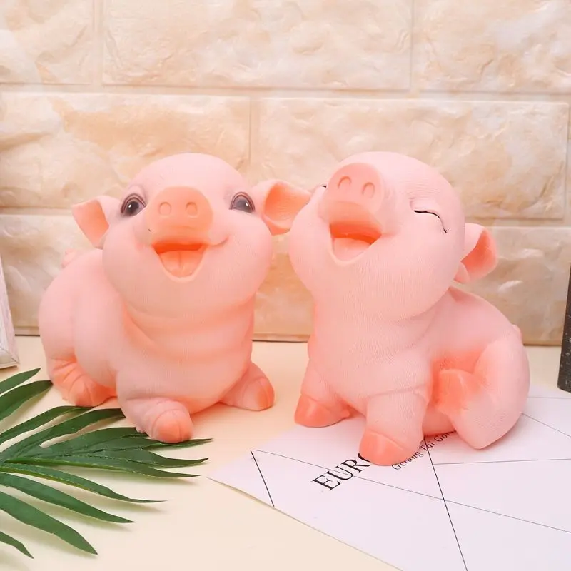 Cute Pink Pig Piggy Bank Lovely Piglet Money Coin Saving Bank Kids Openable Collectible Money-box Boy Girl Birthday Gift