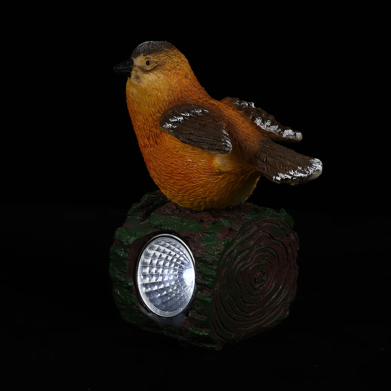 

1pc Solar Resin Lamp Bird Shape Garden Light Outdoor Solar Powered Lantern For Yard Pathway Decoration Resin Landscape Ornament