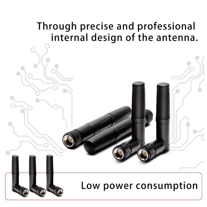 Y2GD 2.4GHz Mini antenas com SMA Male Connector Space Economizando para a transmissão eficiente Compatível e Wi-Fi