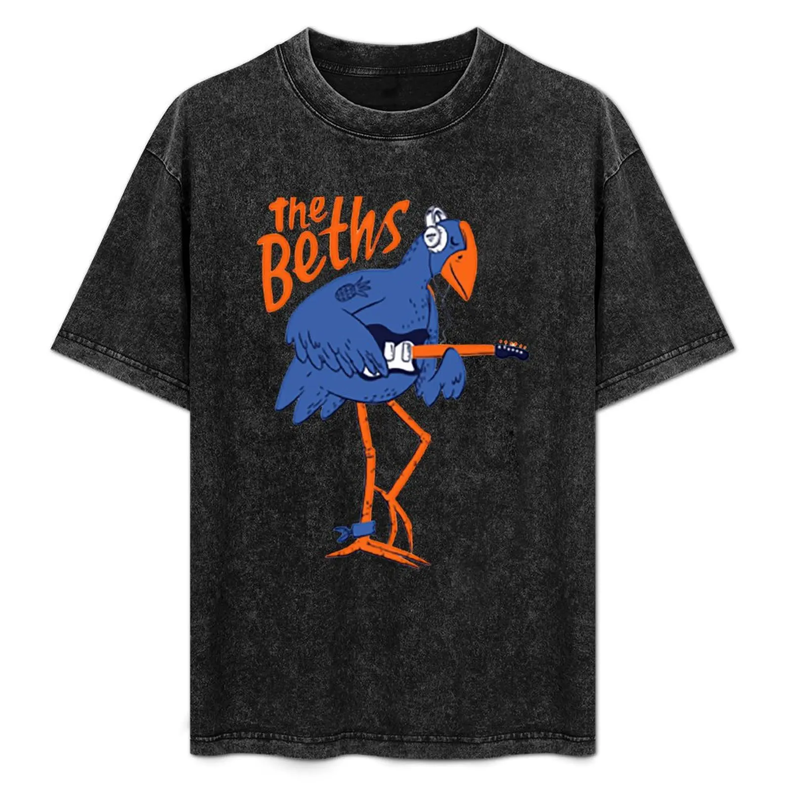 

Bird Gitar T-Shirt Classic Crew Neck Cotton T-Shirt