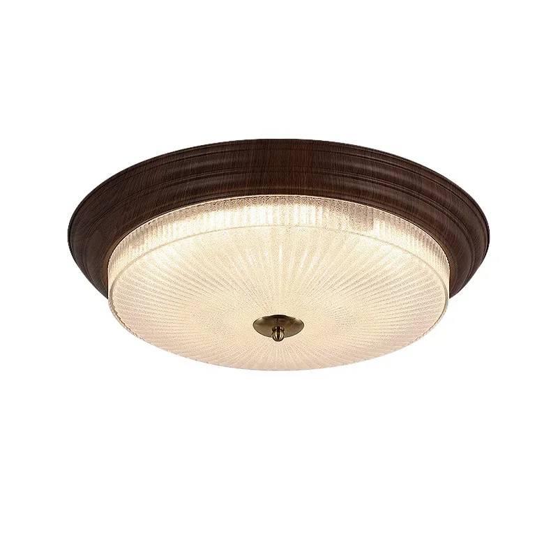 

American retro ceiling lamp, simple study master bedroom room full spectrum eye protection lamp