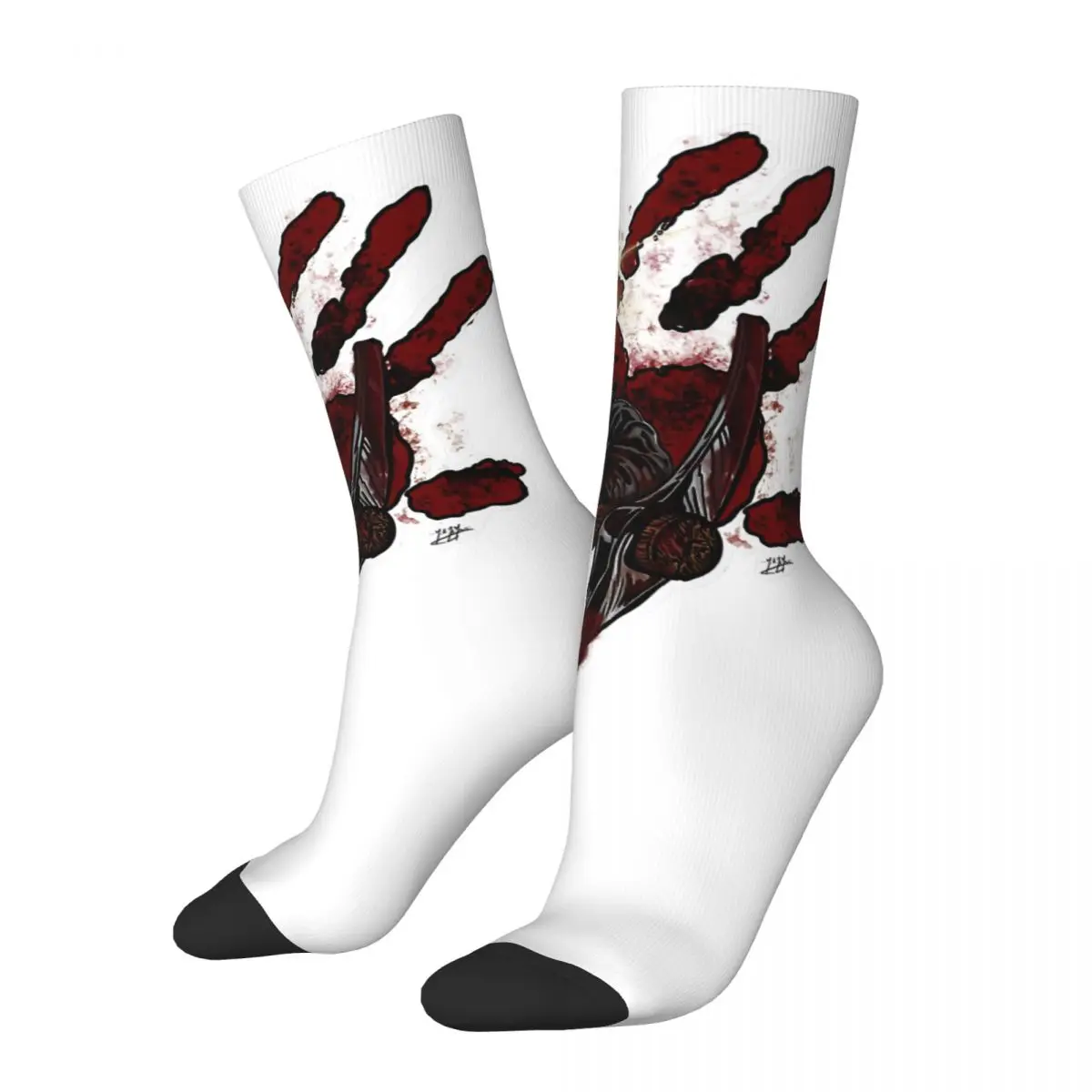 Happy Funny Men's compression Socks Harry Warden Retro Harajuku My Bloody Valentine Street Style Novelty Pattern Crew Crazy Sock