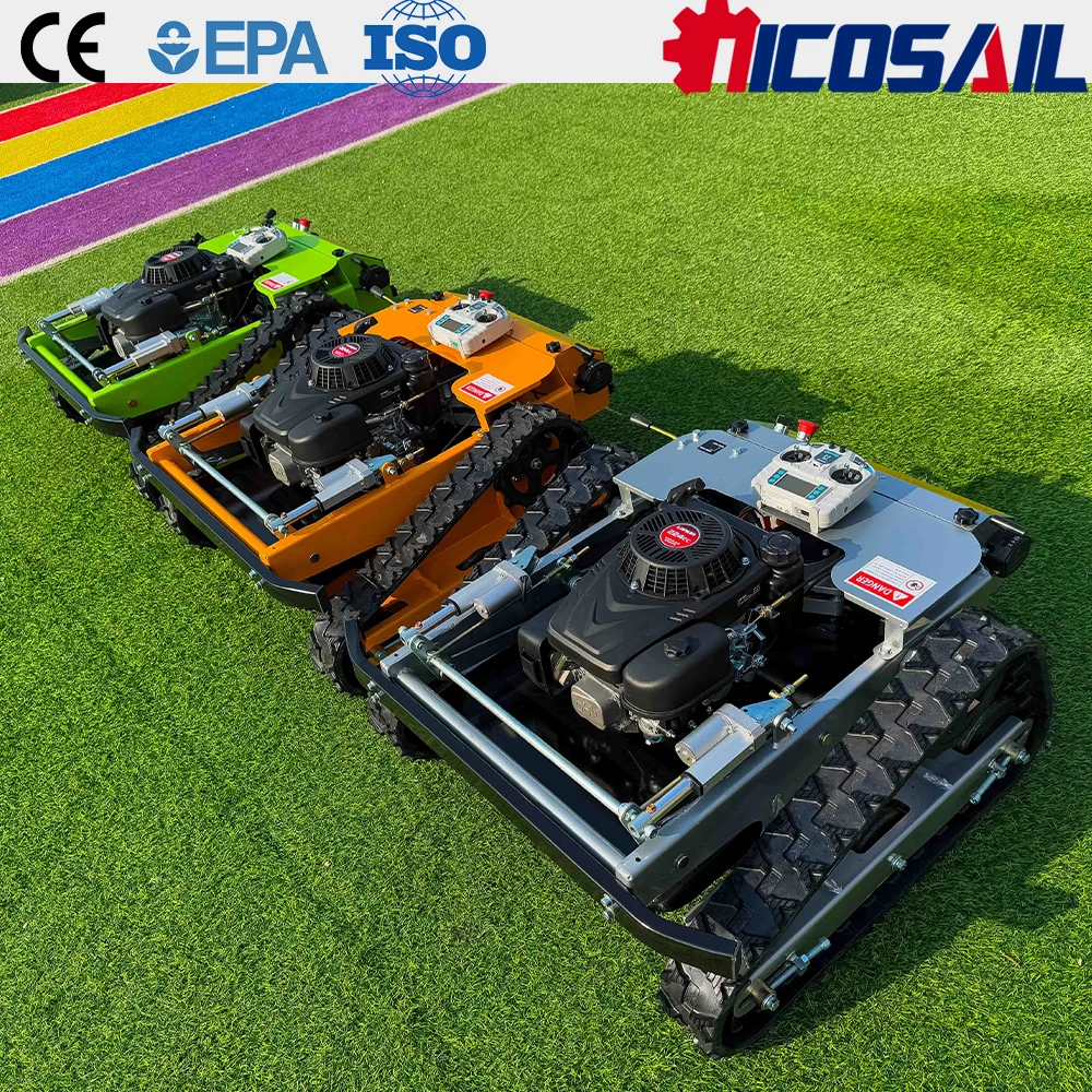 

Nicosail 540mm Compact Remote Mower CE Approved Stable Performance Wireless for Garden Landscaping