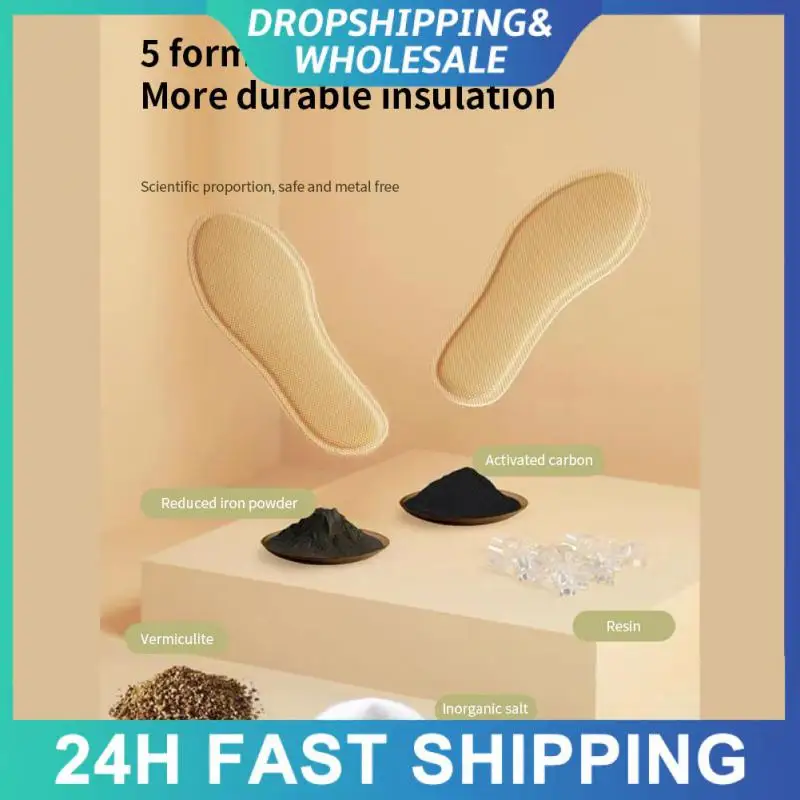 Heated Insoles Shoes Sole Mesh Deodorant Breathable Cushion Heating Insoles For Man Women Feet Warmer Winter Warming Foot Pad