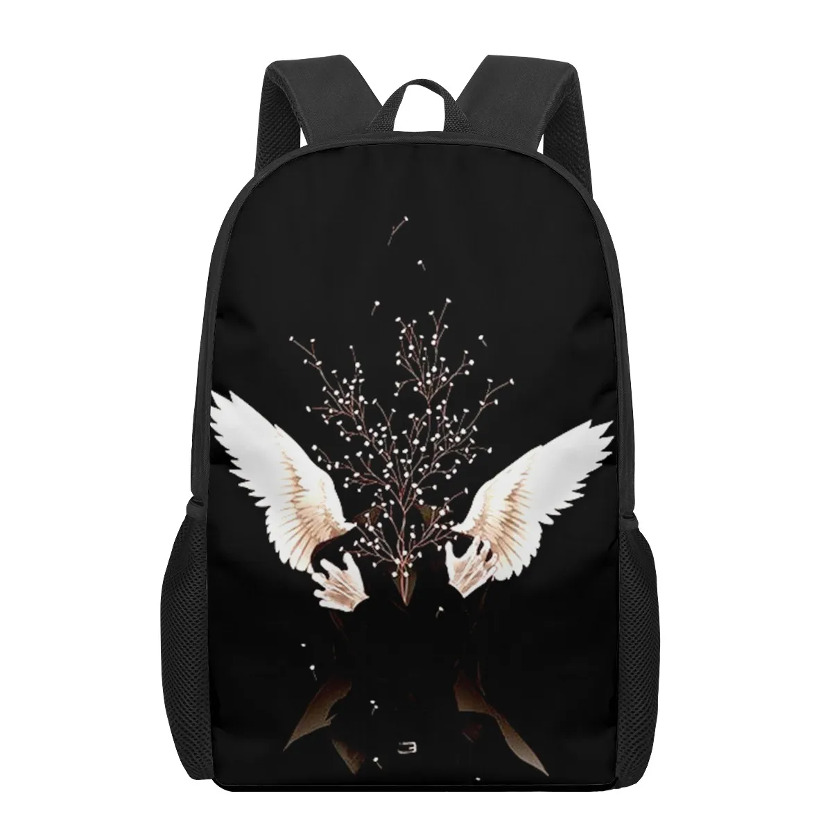 Demônio lucifer morningstar 16 polegada sacos de escola 3d impressão crianças mochila mochilas preto para adolescente meninas meninos crianças