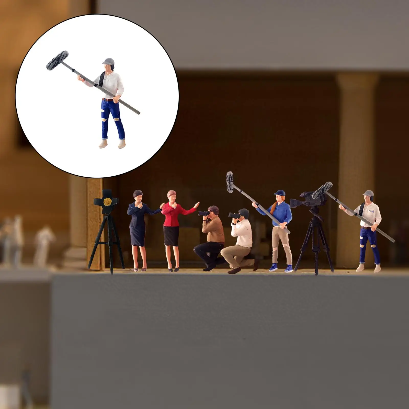 Figurine de diffusion de petites personnes peintes, pour aménagement de modèles d'architecture