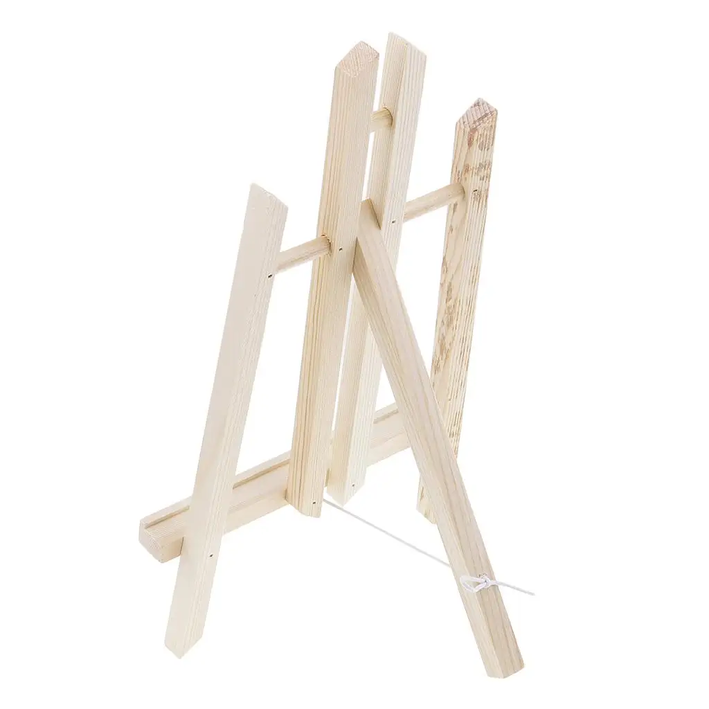 Pine Wood Adjustable Art Easel Mini Display Painting Table Stand for Professional Artist Accessories