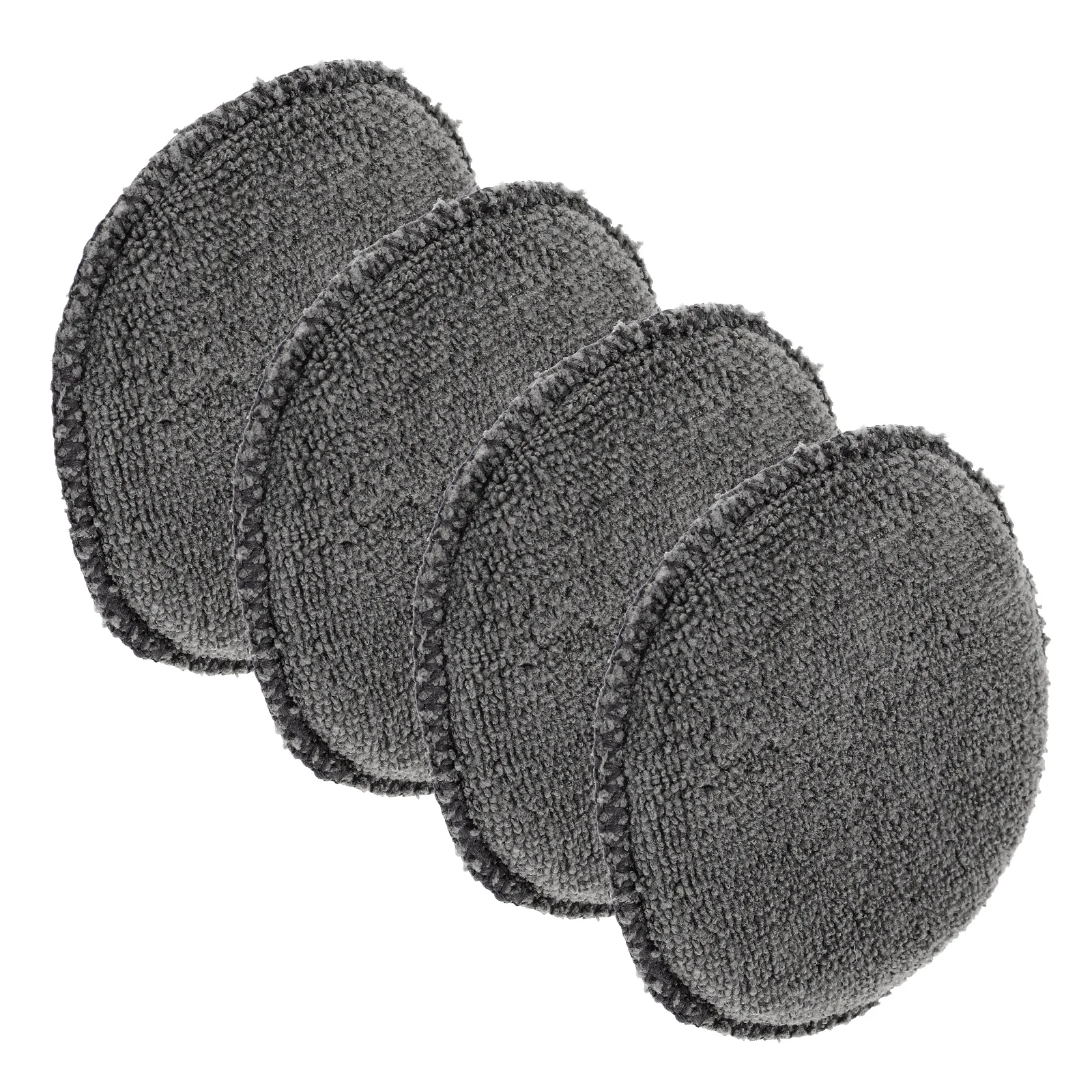 4Pcs Polishing Pads Car Wax Applicator Sponge Soft Microfiber Buffer Pads Car Polishing Buffing Sponge for Cleaning