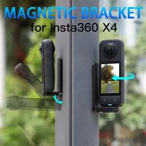 Insta 360x3用アクセサリーコレクションバッグ,ミニ収納ケース,ポータブルトラベルストレージ,防水ハーフジッパー,insta360 x3用耐衝撃 ケース