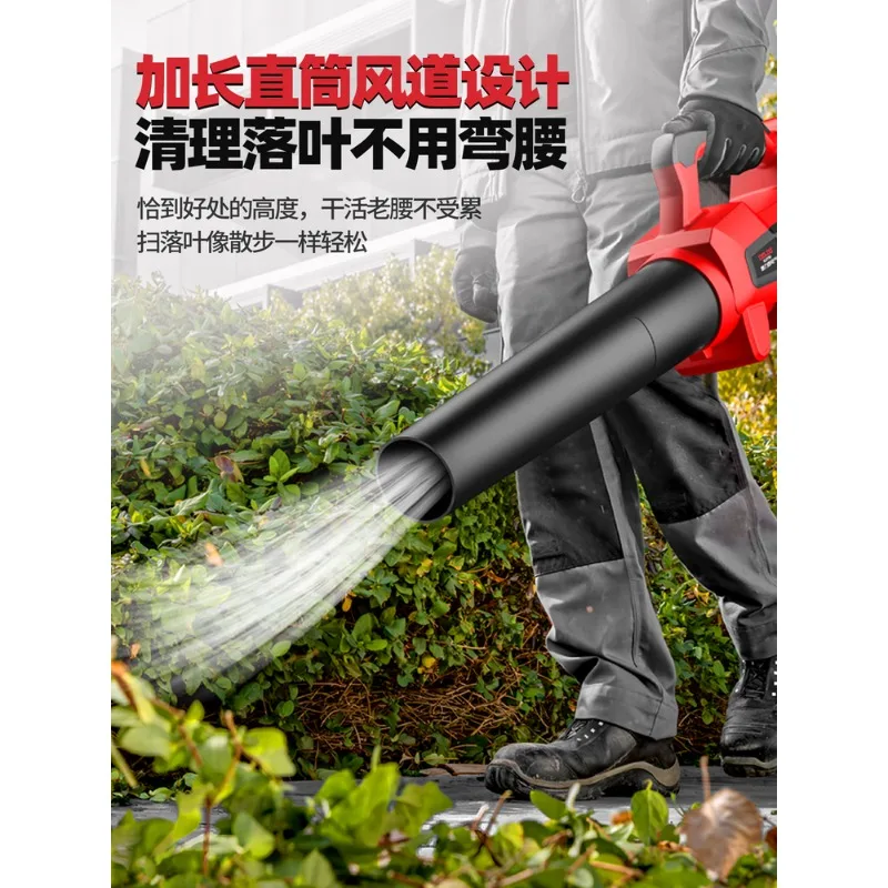 Lithium battery storm, industrial grade hair dryer, strong snow blowing, handheld electric blower, household dust collector