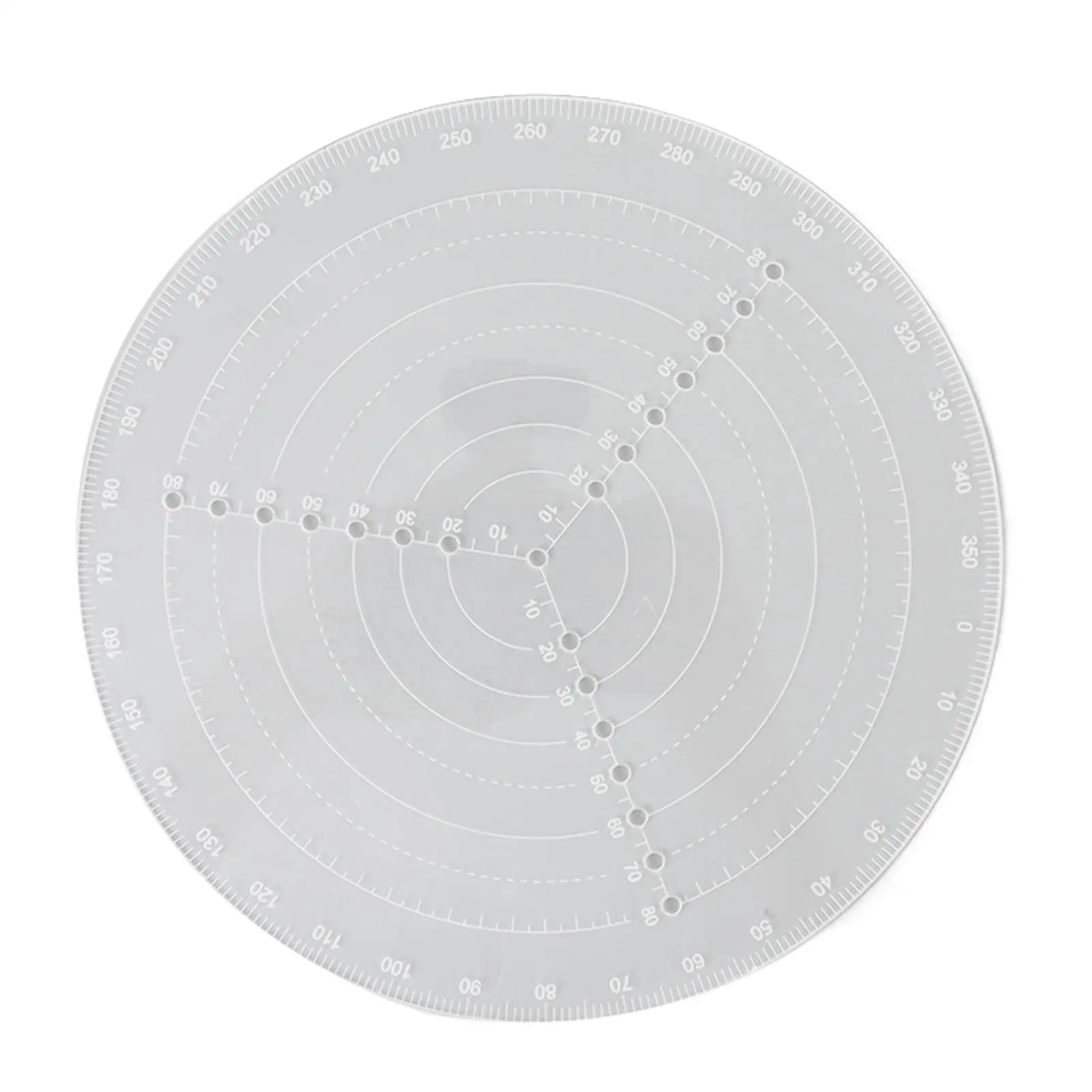 

Portable Round Center Finder Tool - 19.5cm Diameter, Corrosion Resistant & Semi-Transparent for Precision for turning