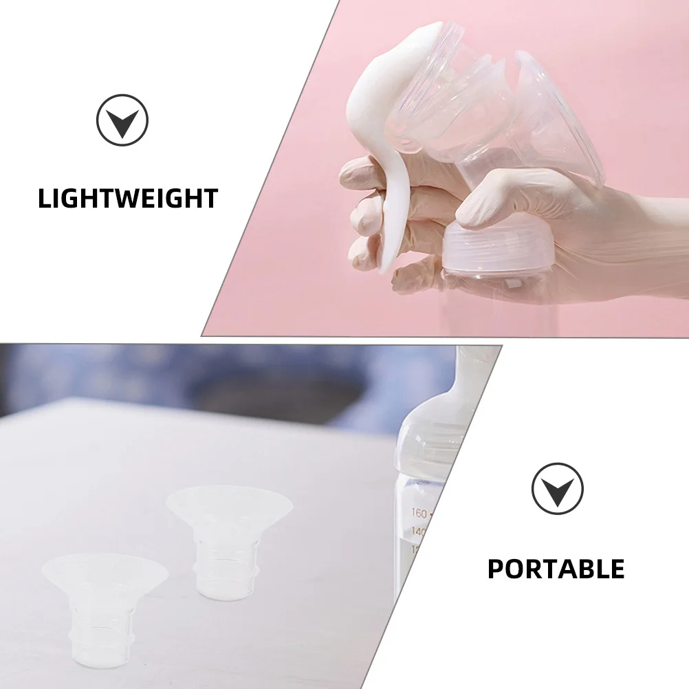 

4 шт. фланцевые вставки для молокоотсоса, силиконовые моющиеся гибкие запасные части, носимые поставки электрических насосов, фланцевые вставки