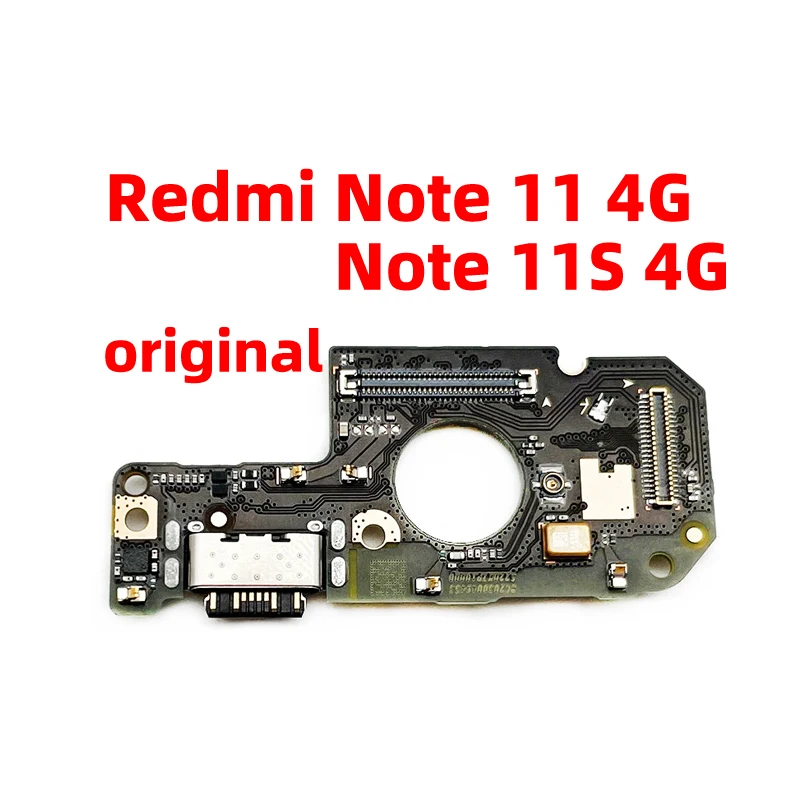 1PC Ori For xiaomi redmi Note 11 note 11S 4G 5G Dock Connector USB Charger Charging Port Flex Cable Board Replacement