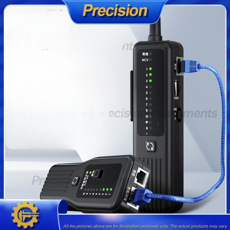 2026 Network Cable Tester with POE Detection and Anti-interference Line Finder Tool for Ethernet Wiring Identification