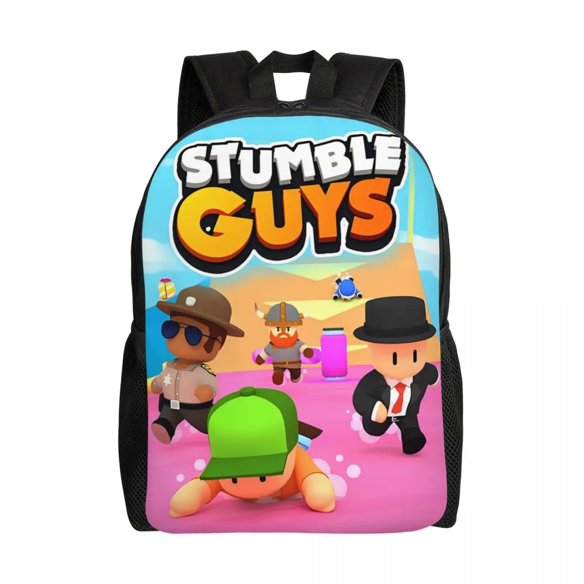 Stumble Guy Funny Game Backpack for Kids Boys Girls Lightweight School Bags for Toddlers Daycare