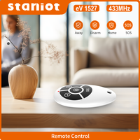 Staniot 433MHz High Quality Portable 4 Buttons Keychain Wireless Remote Control For WIFI GSM  Home Burglar Security Alarm System