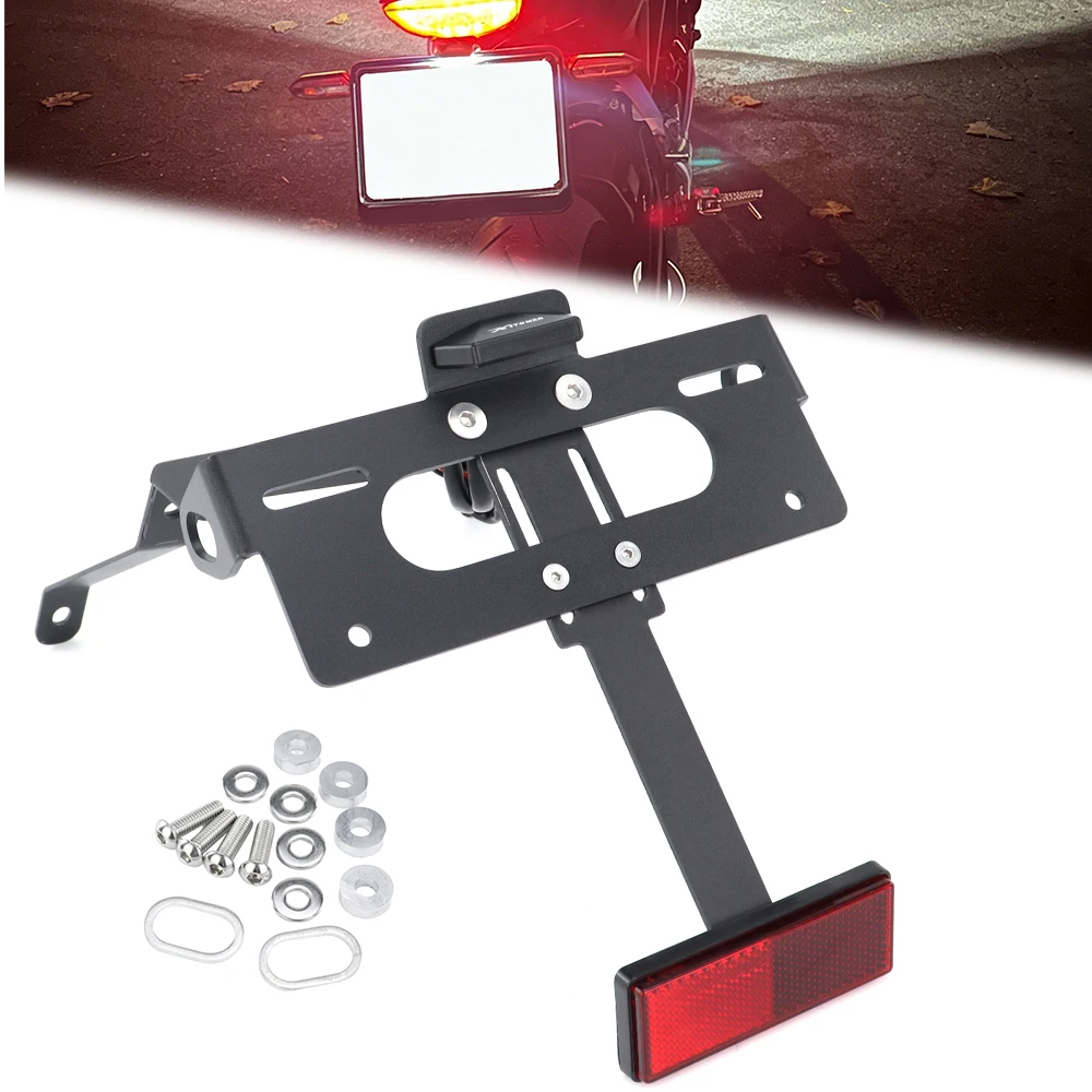 

Motorcycle License Plate Holder Bracket Tail Tidy Fender Eliminator Kit CB125R 2018-2024 CB300R 2018-2025 CB 300R For Honda