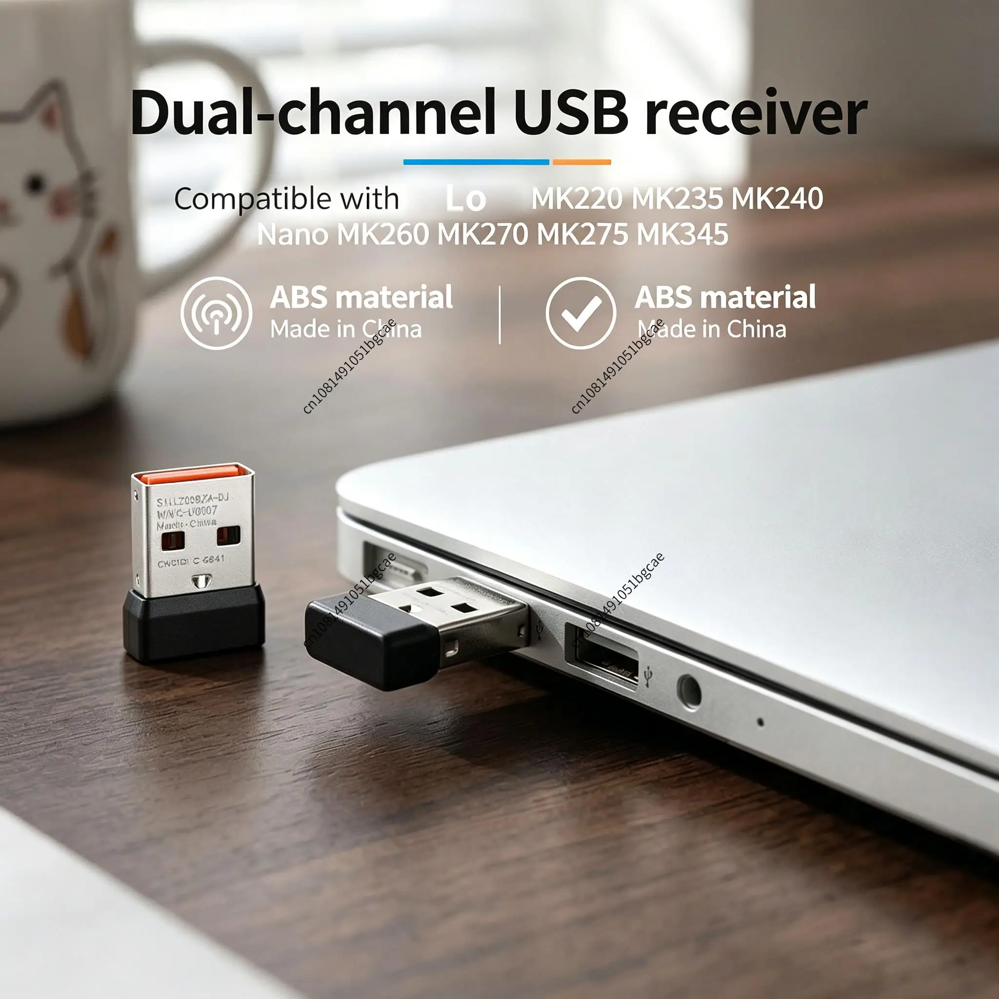 Universal Pairing USB Receiver Replacement for log Keyboard Mouse MK220 MK235 Keyboard Receiver Adapter Plug and Play
