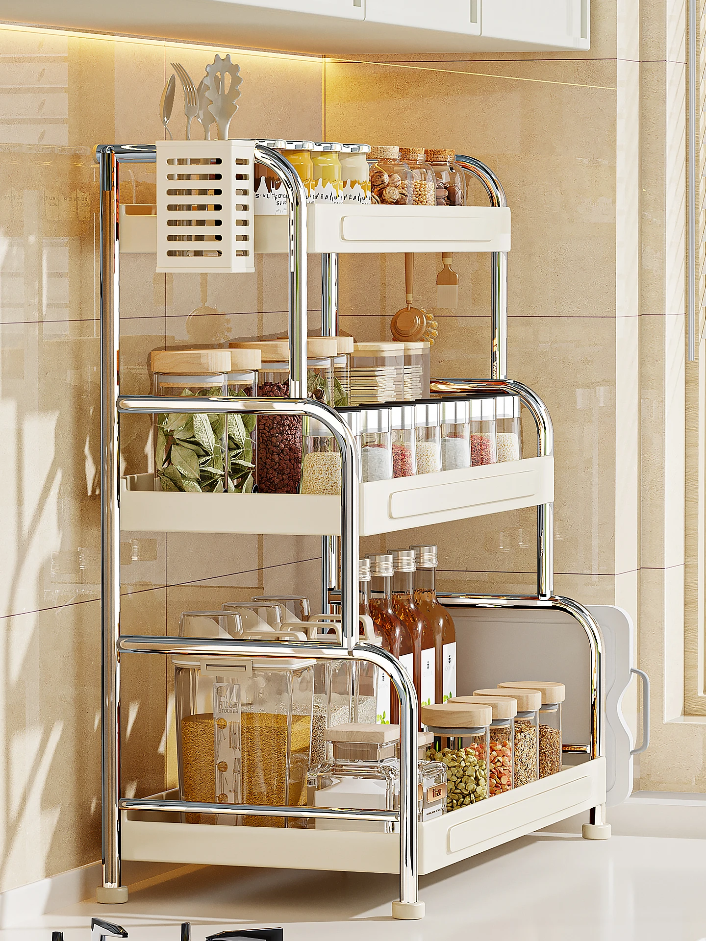 portaspezie-multifunzionale-da-cucina-in-acciaio-al-carbonio-scaffale-di-stoccaggio-multilivello-per-utensili-condimenti-bottiglie-e-barattoli