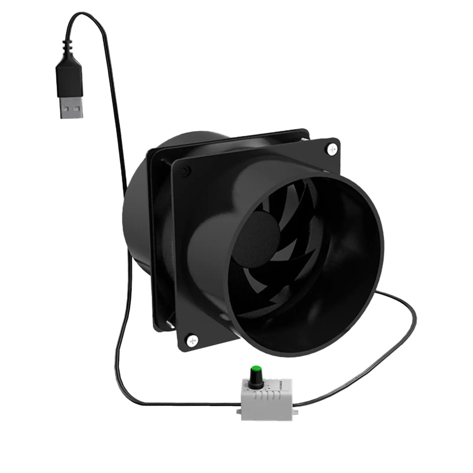 Wall Exhaust Fan Trees Houses Wall Mounted Chicken Coop Yacht Extractor Pipe Fan for Window Kitchens Office Toilets Laundry Room