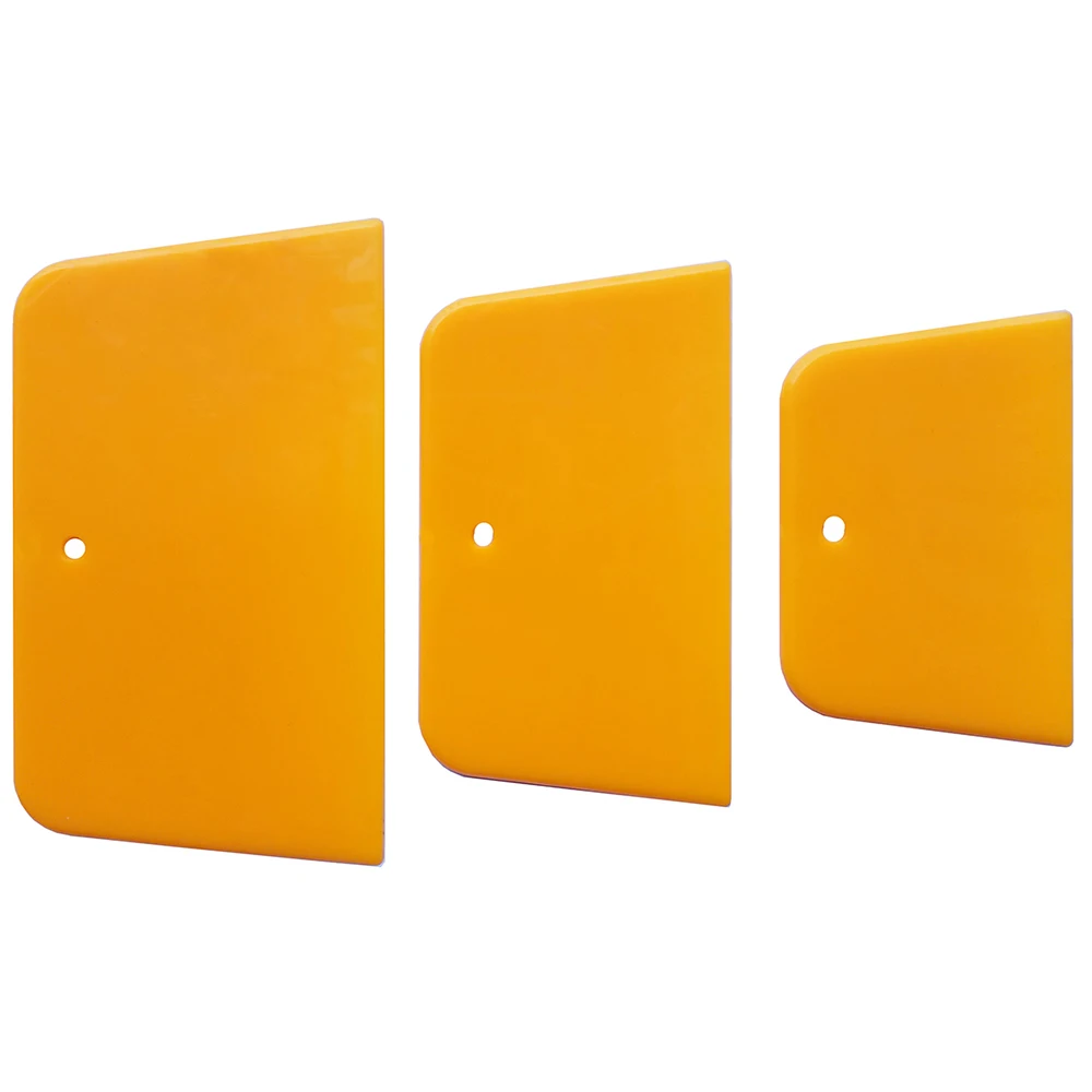 3Pcs Window Tinting Tool Plastic Squeegee Car Wrap Tools Vinyl Film Scraper Scratch-free Applicator Auto Accessories Decal Stick