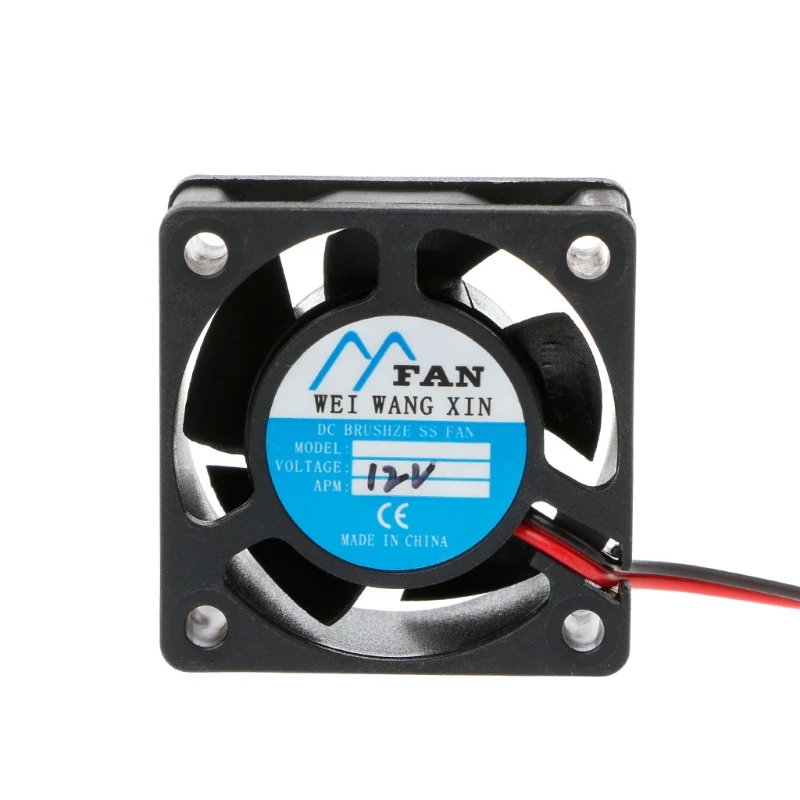 Mini 40mmx40mmx20mm for DC 12V 2Pin Brushless Cooler 5-Blade Blower Cooling Fan 4020 with 20cm Cable