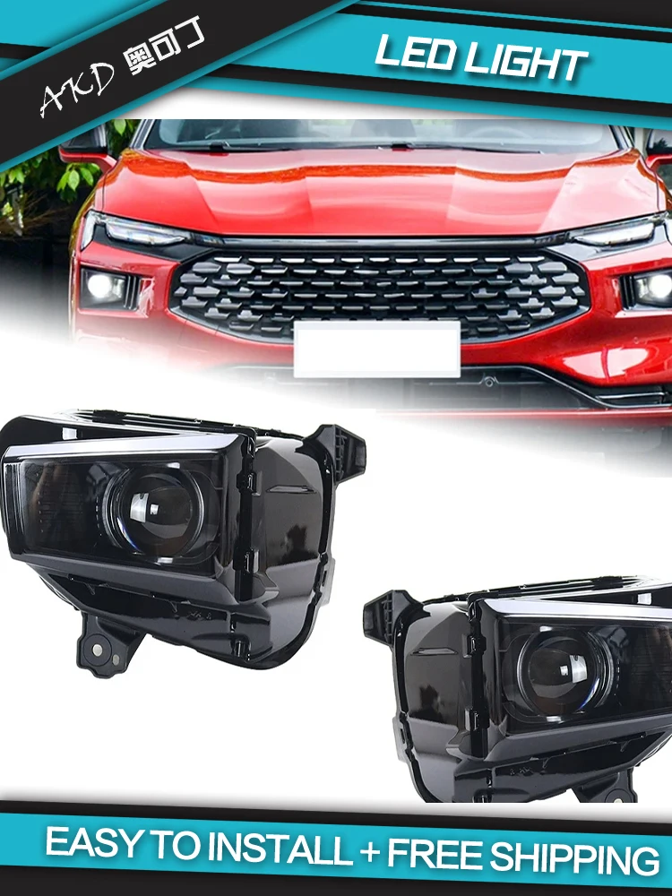 

AKD Cars Styling Headlight for Ford new Mondeo Headlight 2022-2023 LED Head Lamp H7 D2H Hid Dynamic Signal Bi Xenon LED Beam