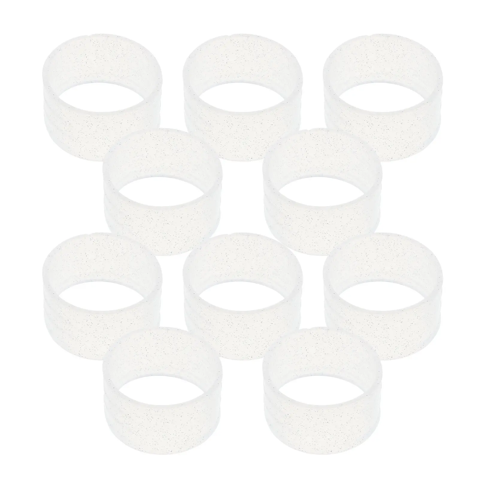 

10 шт. силиконовых накладок на ручки теннисных ракеток, впитывающих пот, нескользящие кольца-протекторы для использования в помещении и на улице